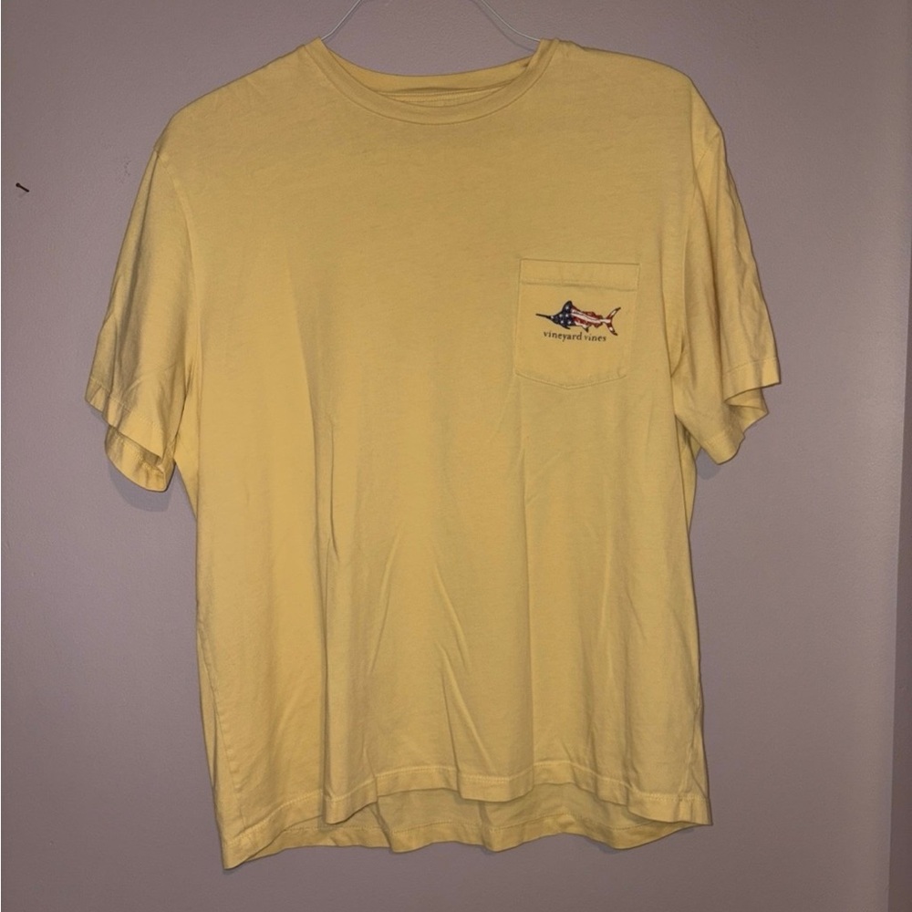 Vineyard Vines Yellow Short Sleeve Tee